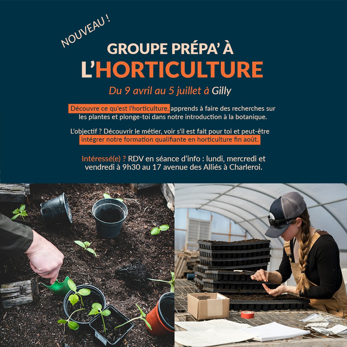 NEW : Groupe Prépa’ à l’Horticulture