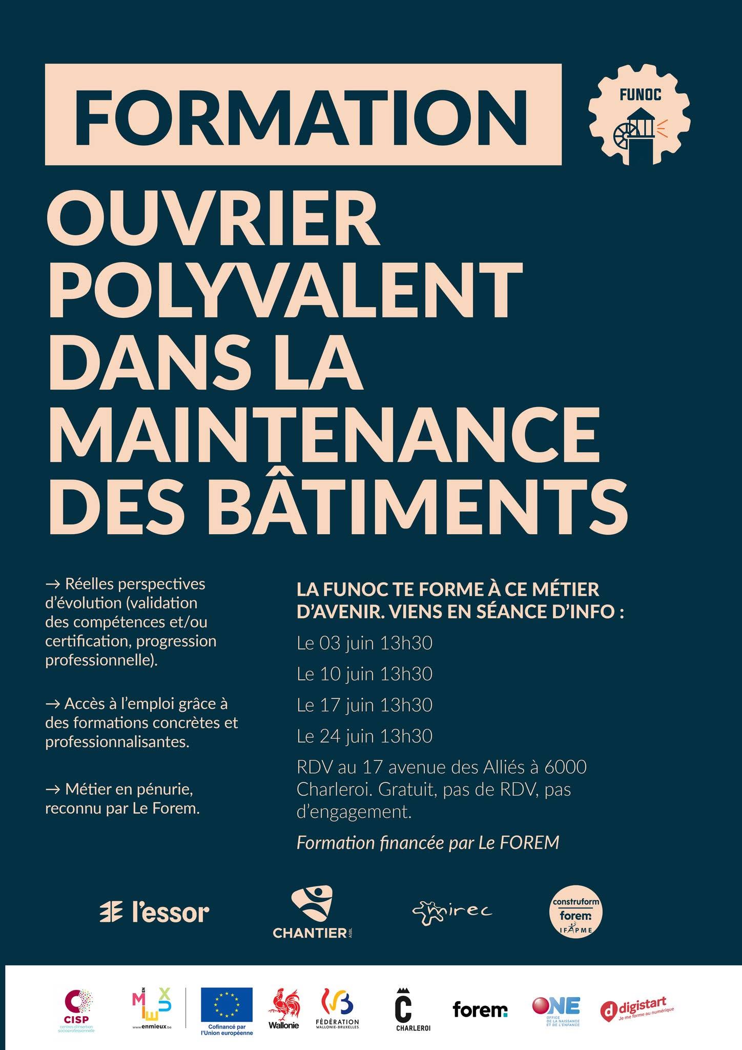 Deviens ouvrier polyvalent dans la maintenance des bâtiments